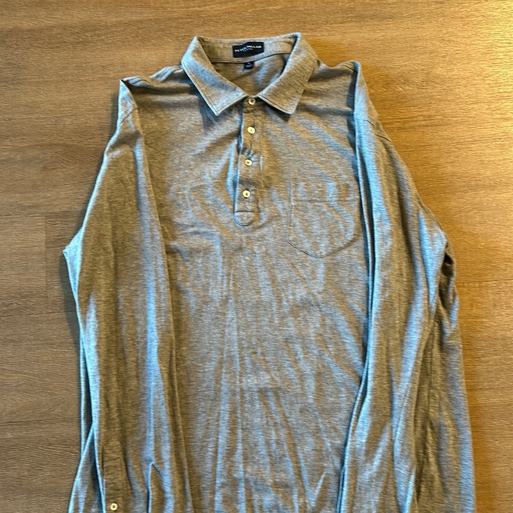 Peter Millar XL long sleeve polo